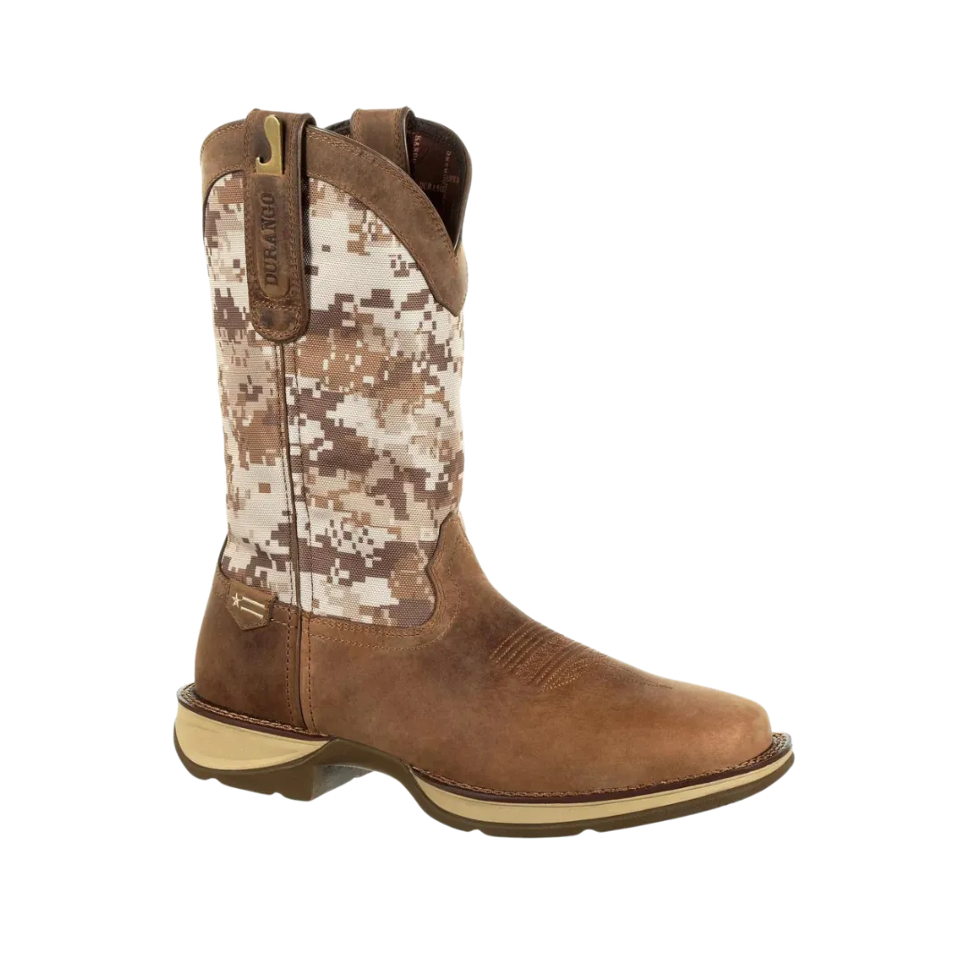 Rocky Rebel Durango Men's Desert Camo Pull-On Boot