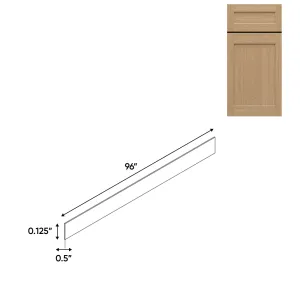 RTA - Oak Shaker - Plywood Toe Kick - 96"L x 0.12"T - 96"W x 0.12"H - OS-TK8