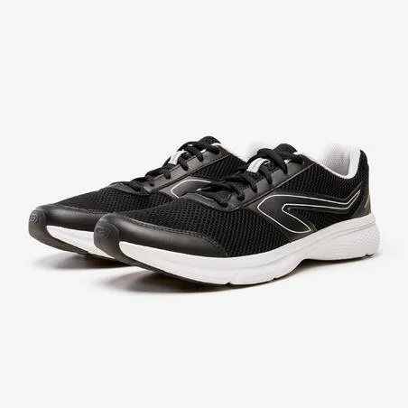 Run cushion men's running shoes - black/grey