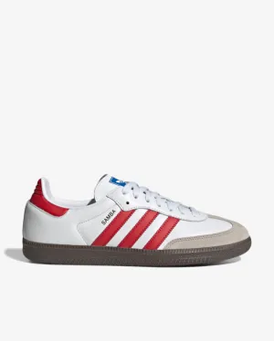 SAMBA OG - WHITE/RED/GUM