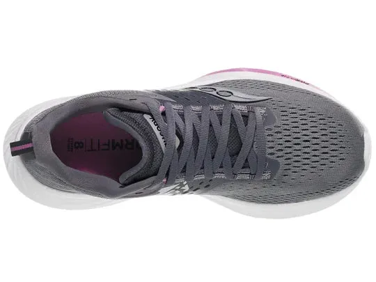 Saucony | Ride 17 | Women's | Cinder/Orchid