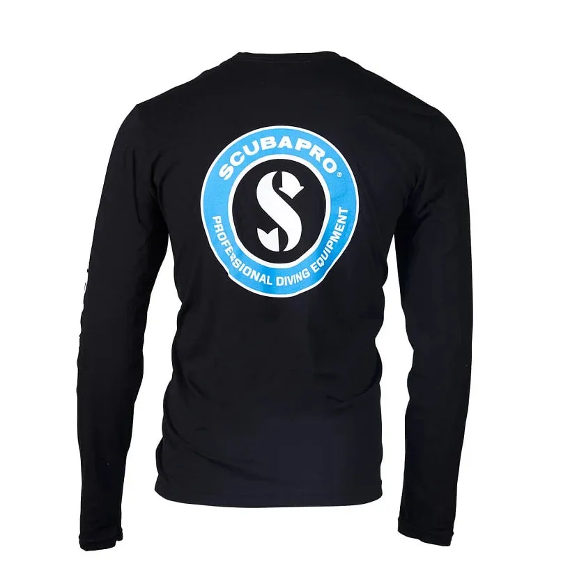 ScubaPro Long Sleeve T-Shirt Mens- Black