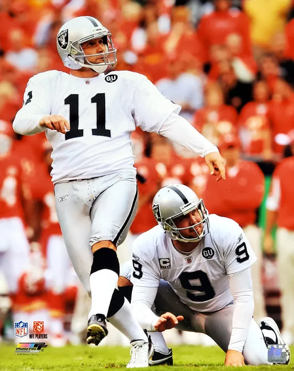 Sebastian Janikowski "Superstar" Oakland Raiders Kicker Premium NFL Poster Print - Photofile 16x20