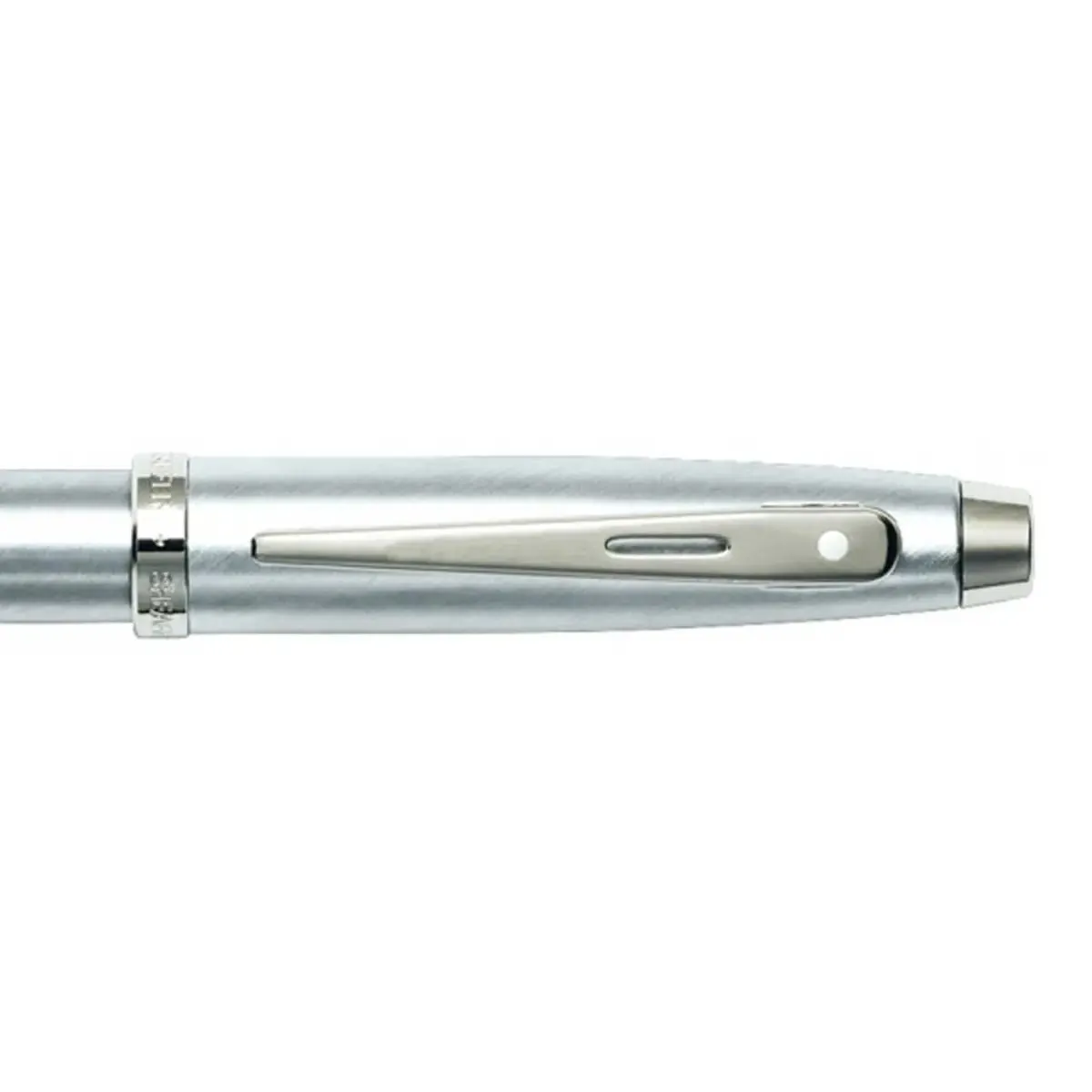 Sheaffer® 100 Brushed Chrome Fountain Pen With Chrome Trims