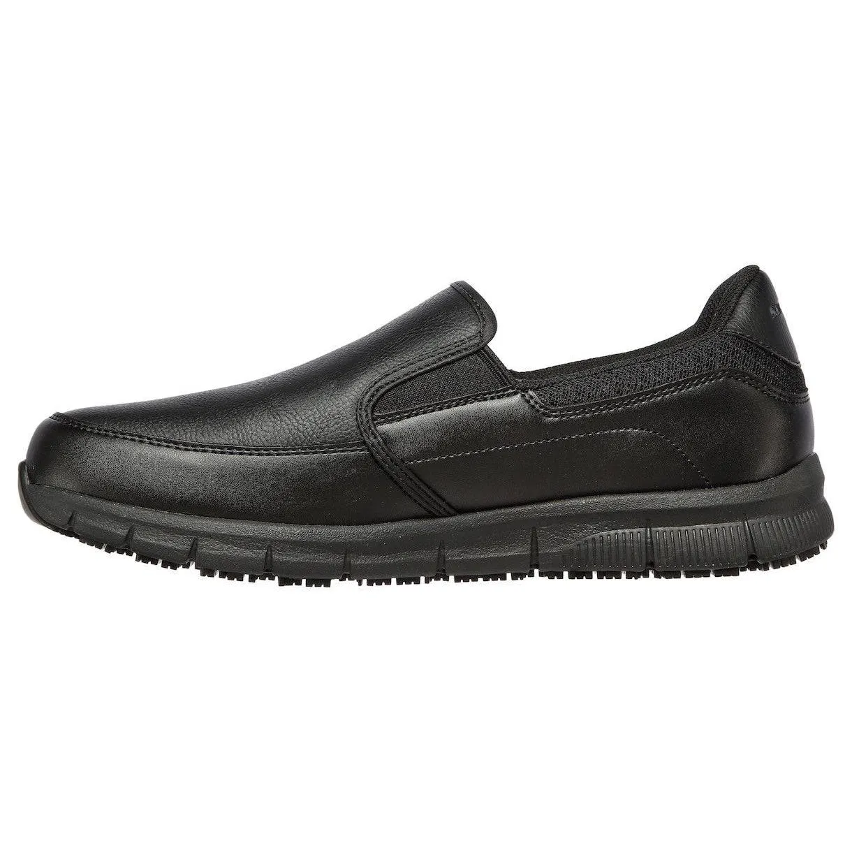 Skechers 77157EC Nampa - Groton Mens Black Slip On Shoes