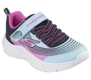 Skechers Girls Microspec Advance Trainer Aqua/Purple