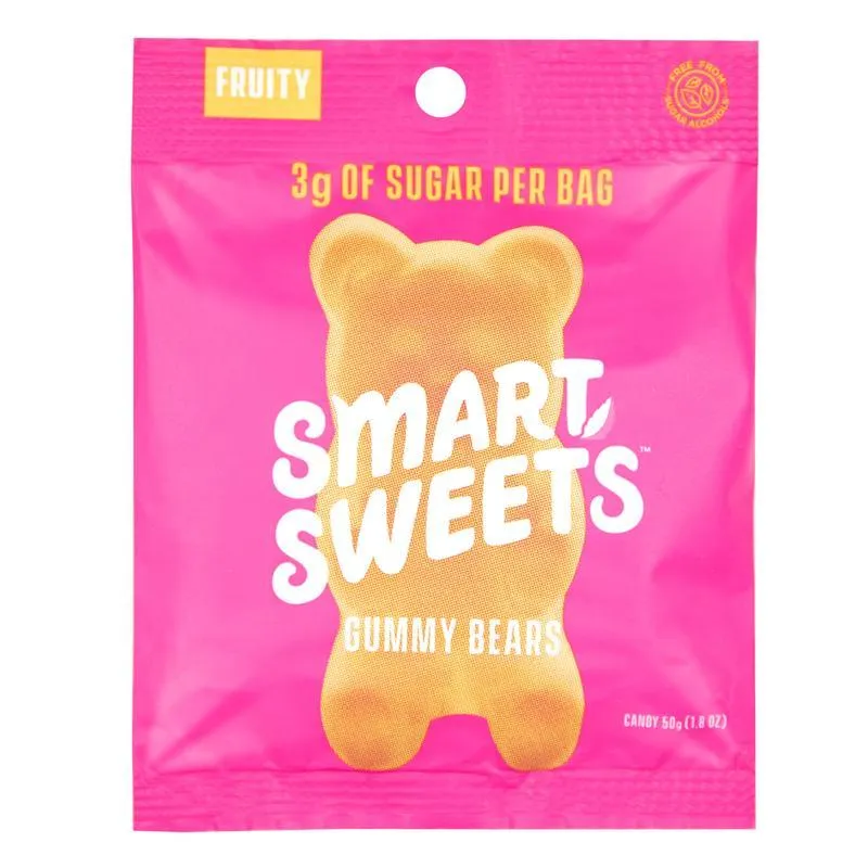 Smart Sweets Gummy Bears Fruity (50g)