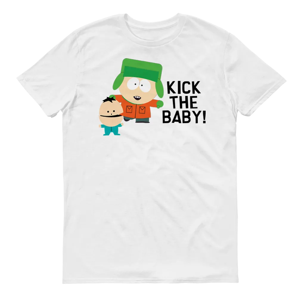 South Park Kyle Kick the Baby Adult Short Sleeve T-Shirt