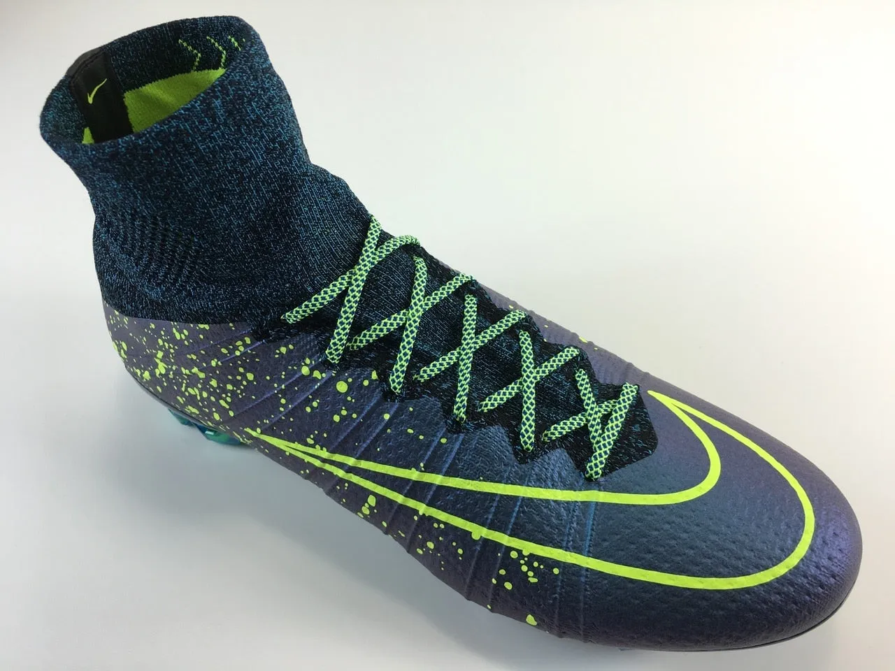 SR4U Laces Grid Blue/Neon Yellow Premium