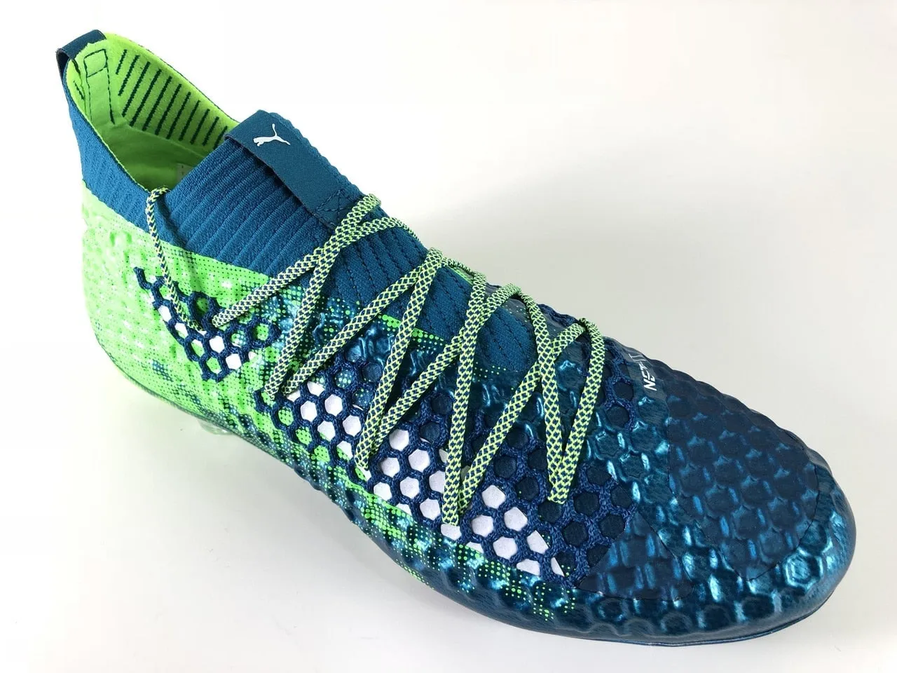 SR4U Laces Grid Blue/Neon Yellow Premium