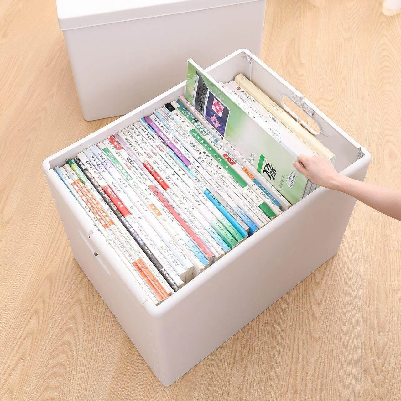 Stackable Folding Home Clothes Storage Organizer Box