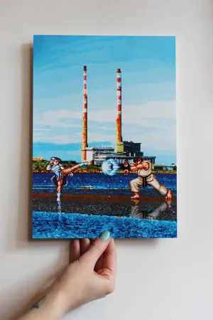 Street Fighter Poolbeg Art Print