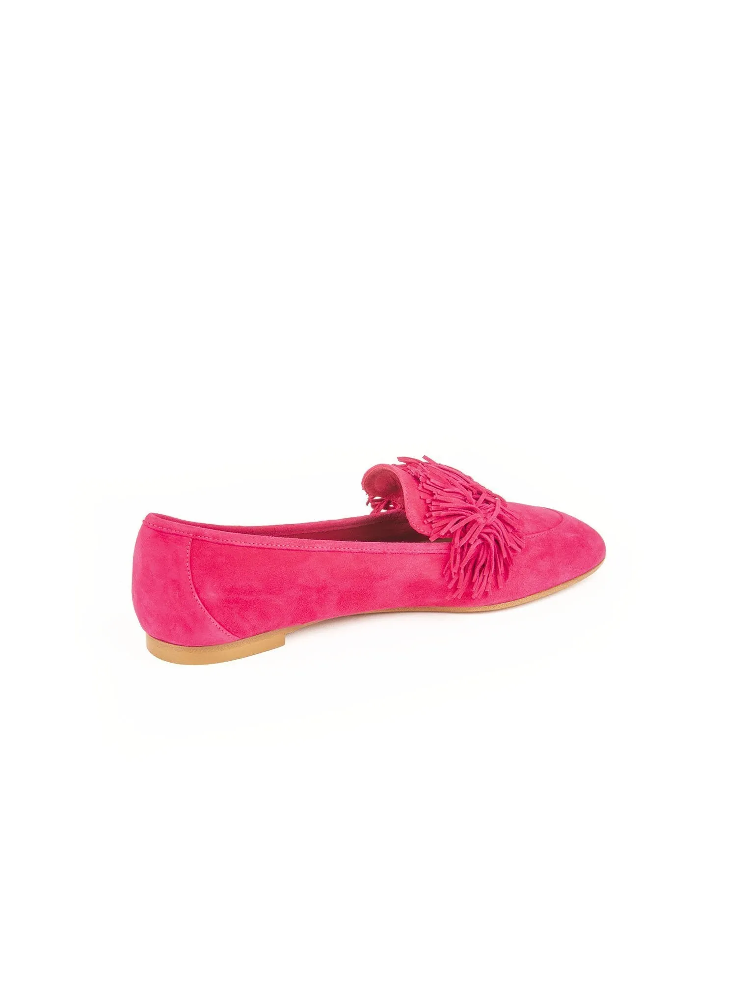 Suede Wild Loafer Flat - Paradise Pink