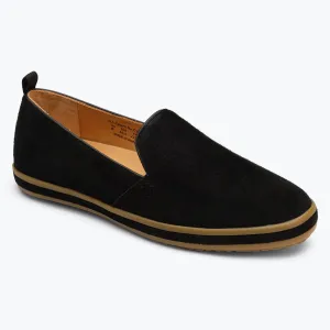 Sutton Suede Slip On - Black