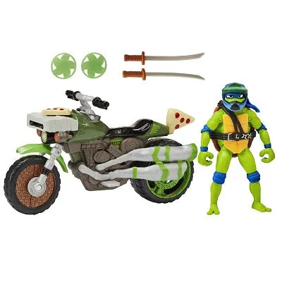 Teenage Mutant Ninja Turtles: Mutant Mayhem Ninja Kick Cycle With Leonardo