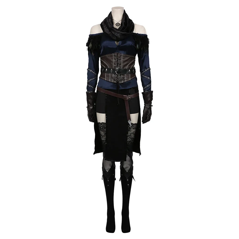 The Witcher 3: Wild Hunt Yennefer Top Skirt Outfits Halloween Carnival Suit Cosplay Costume