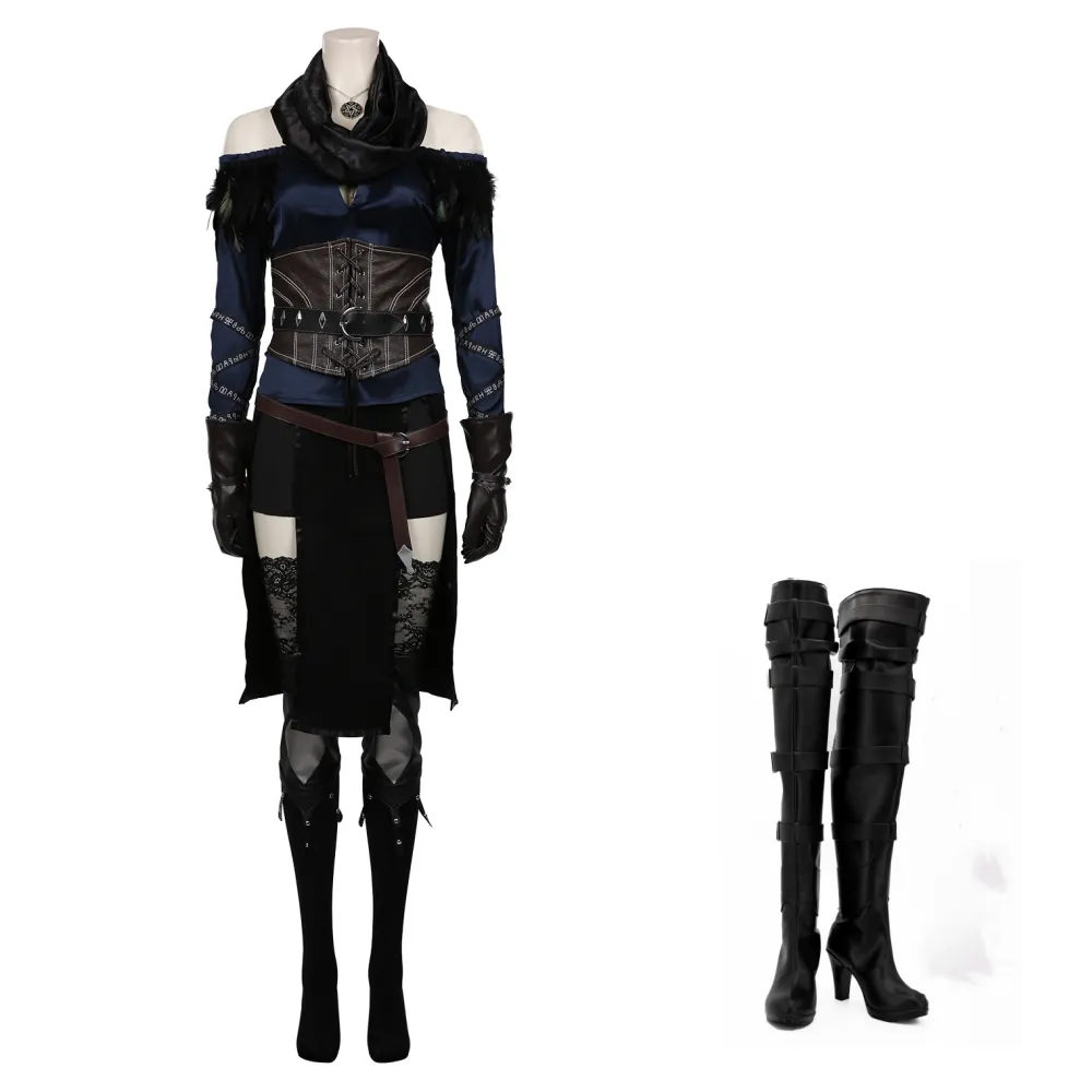 The Witcher 3: Wild Hunt Yennefer Top Skirt Outfits Halloween Carnival Suit Cosplay Costume