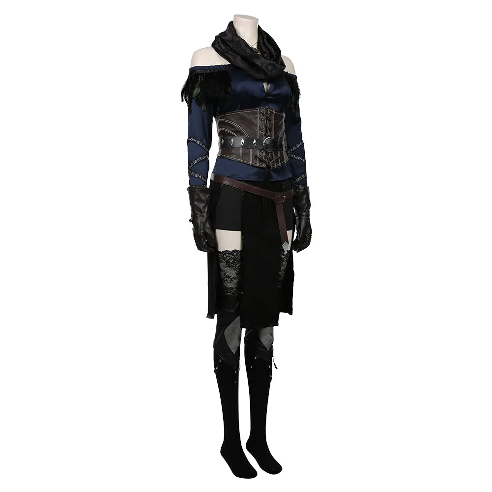 The Witcher 3: Wild Hunt Yennefer Top Skirt Outfits Halloween Carnival Suit Cosplay Costume