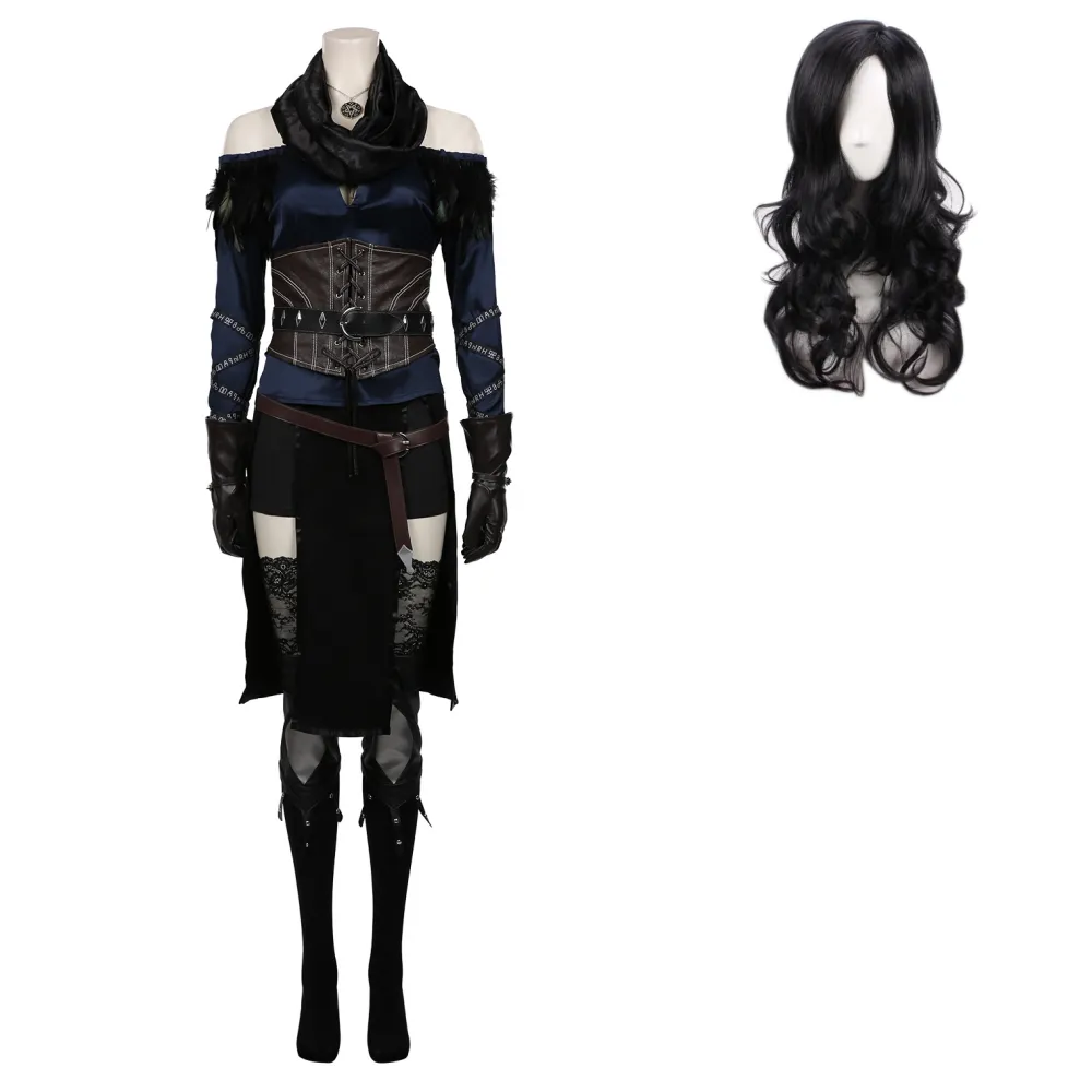 The Witcher 3: Wild Hunt Yennefer Top Skirt Outfits Halloween Carnival Suit Cosplay Costume