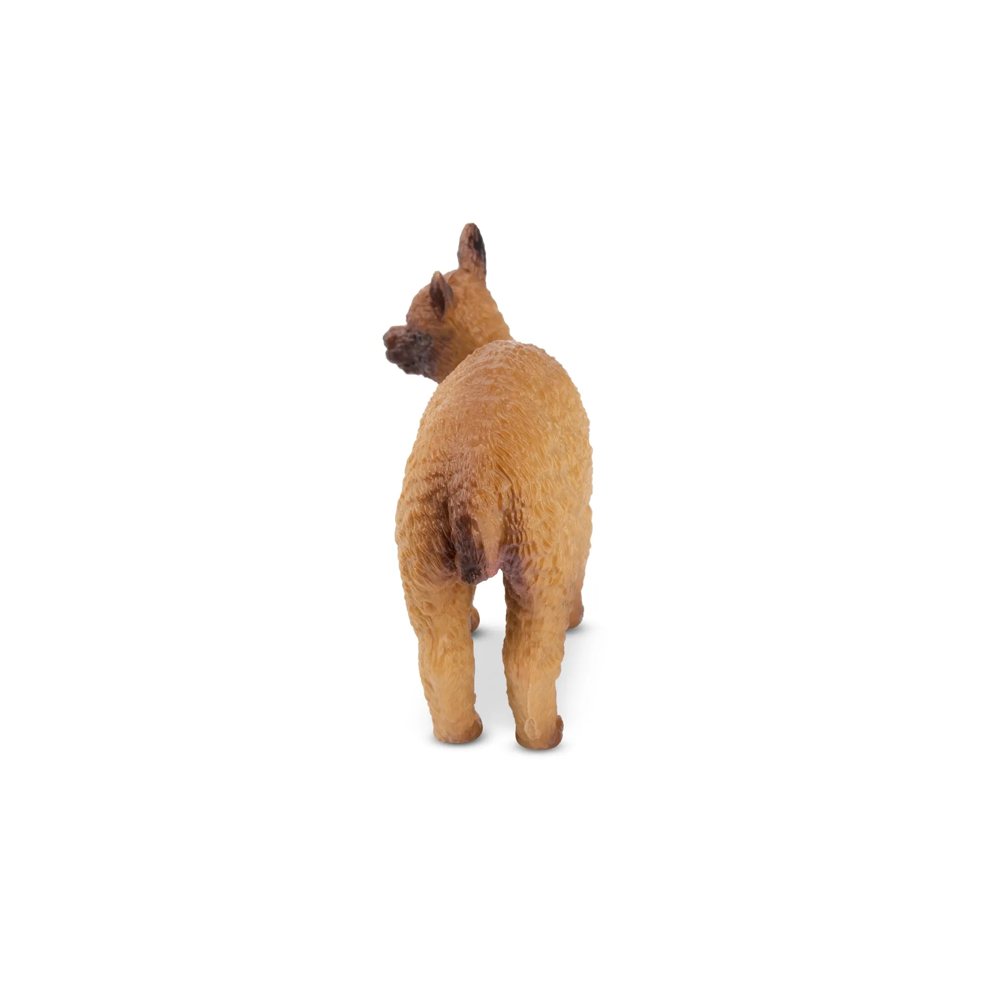 Toymany Standing Brown Alpaca Baby Figurine Toy