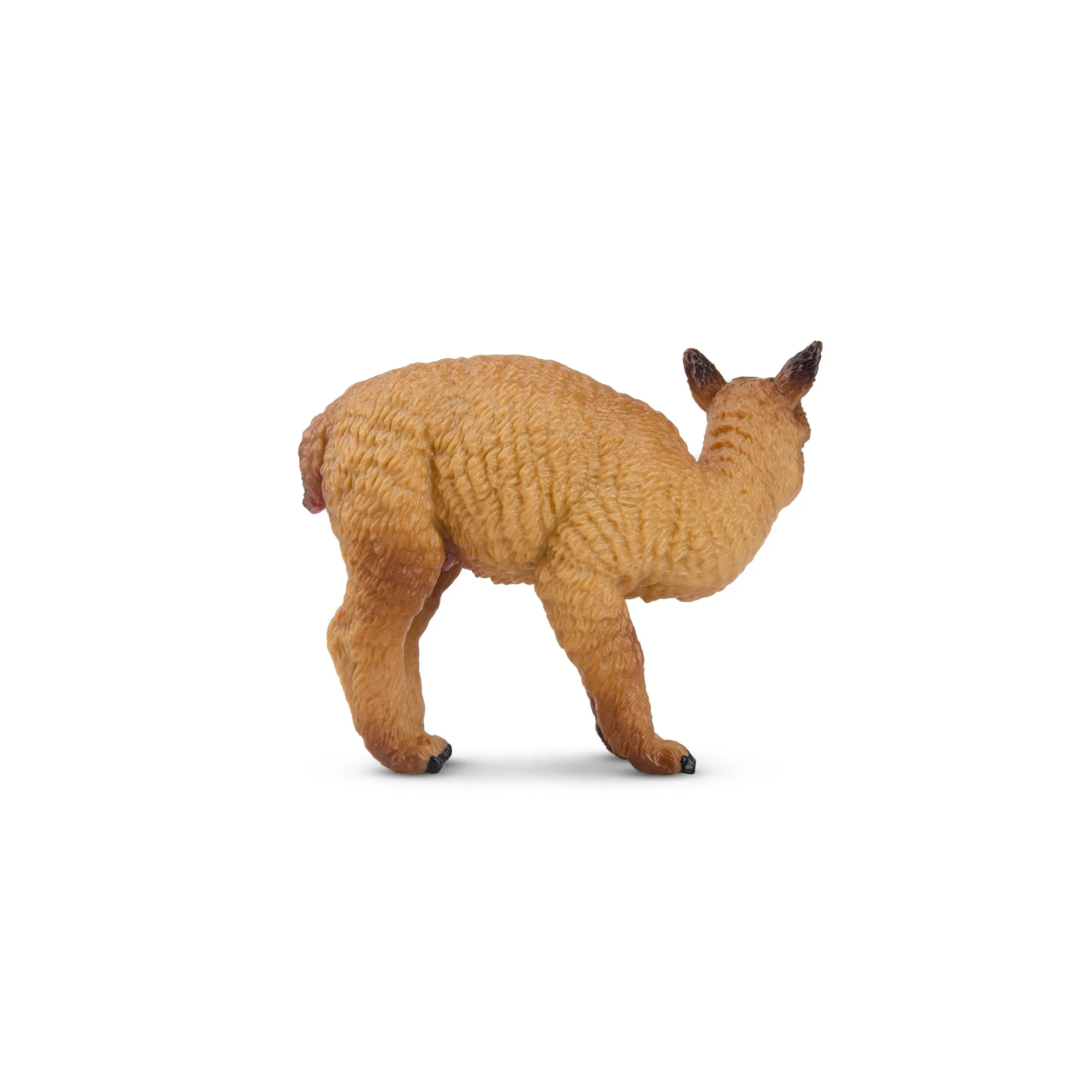 Toymany Standing Brown Alpaca Baby Figurine Toy