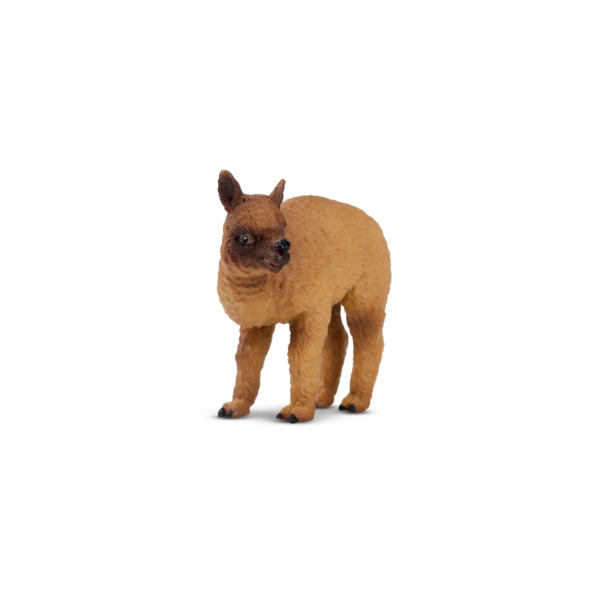 Toymany Standing Brown Alpaca Baby Figurine Toy