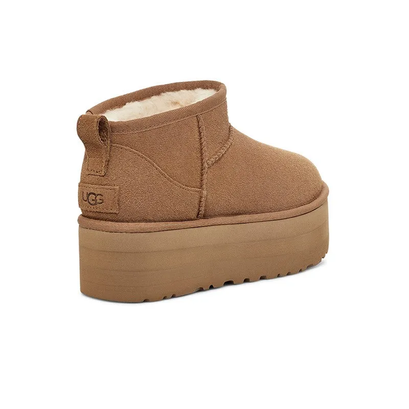 UGG Women's Classic Ultra Mini Platform (Chestnut) Boot