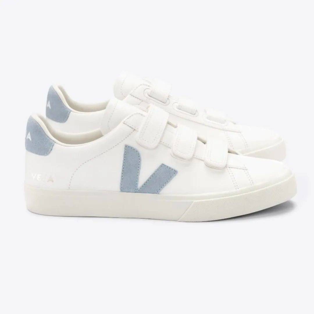 Veja Recife Leather Sneakers - White Steel