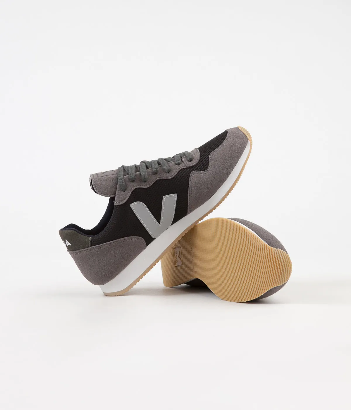 Veja SDU B-Mesh Shoes - Black Grafite / Olive