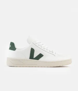 Veja V-12 Leather Shoes - Extra White / Cyprus