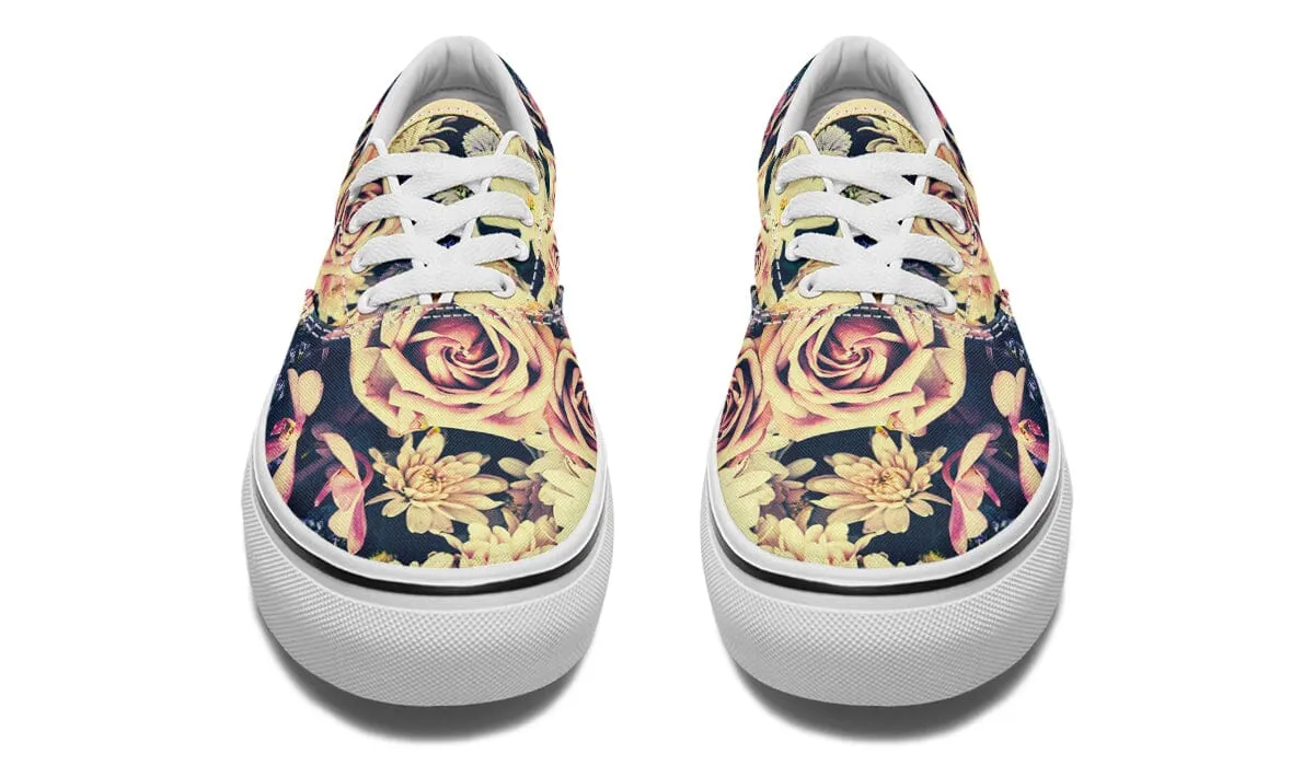 Vintage Flowers Street Vibe Shoes