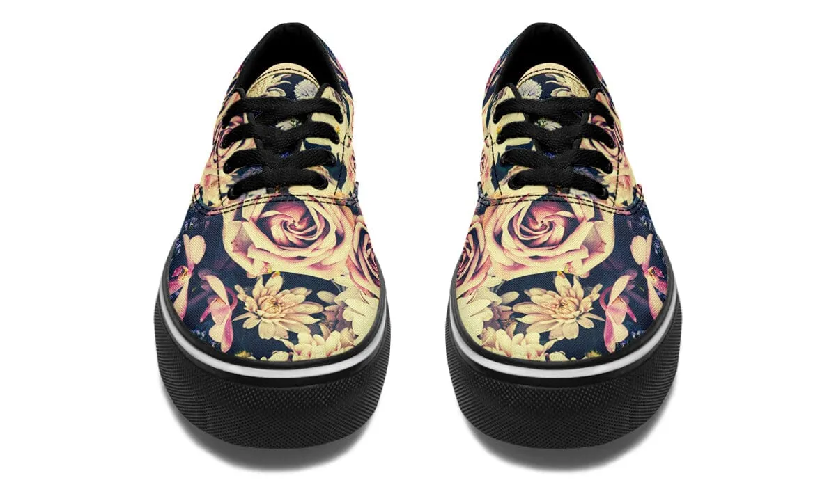 Vintage Flowers Street Vibe Shoes