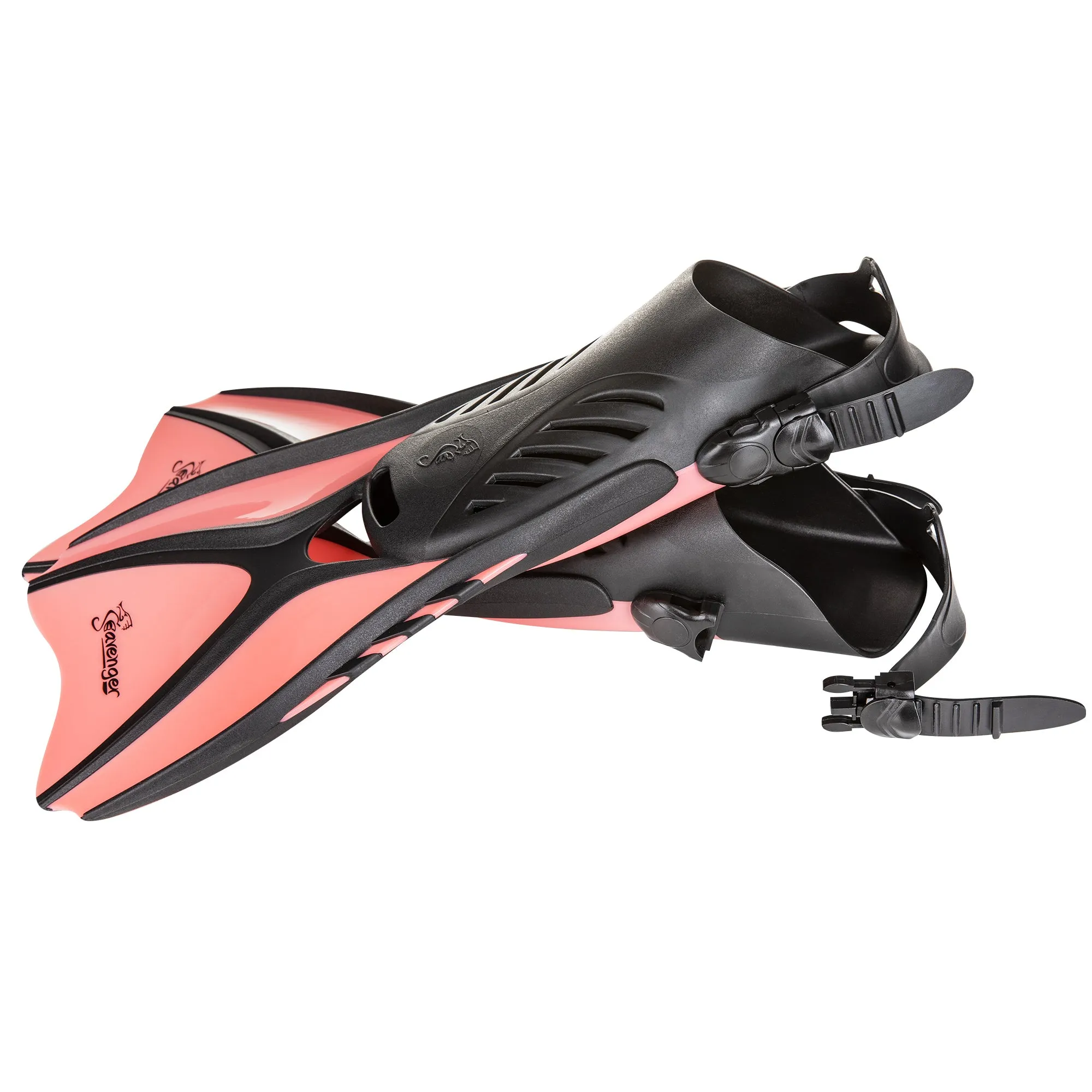 Voyager Snorkeling Fins - Coral Pink