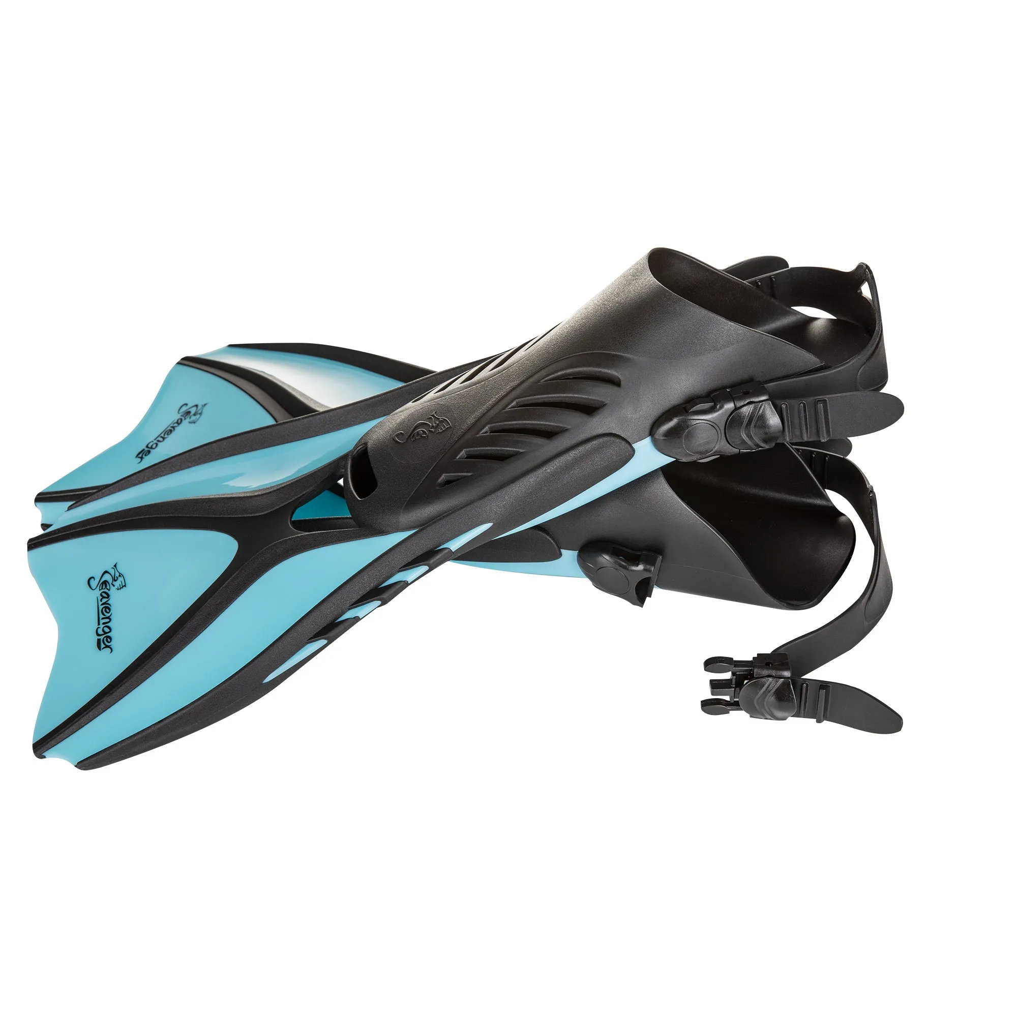 Voyager Snorkeling Fins - Sky Blue