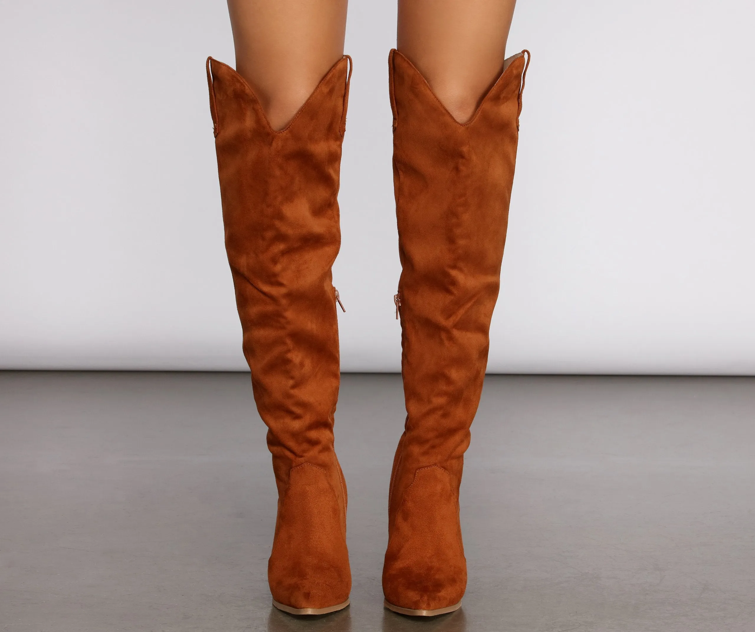 Wild West Knee-High Western Boots