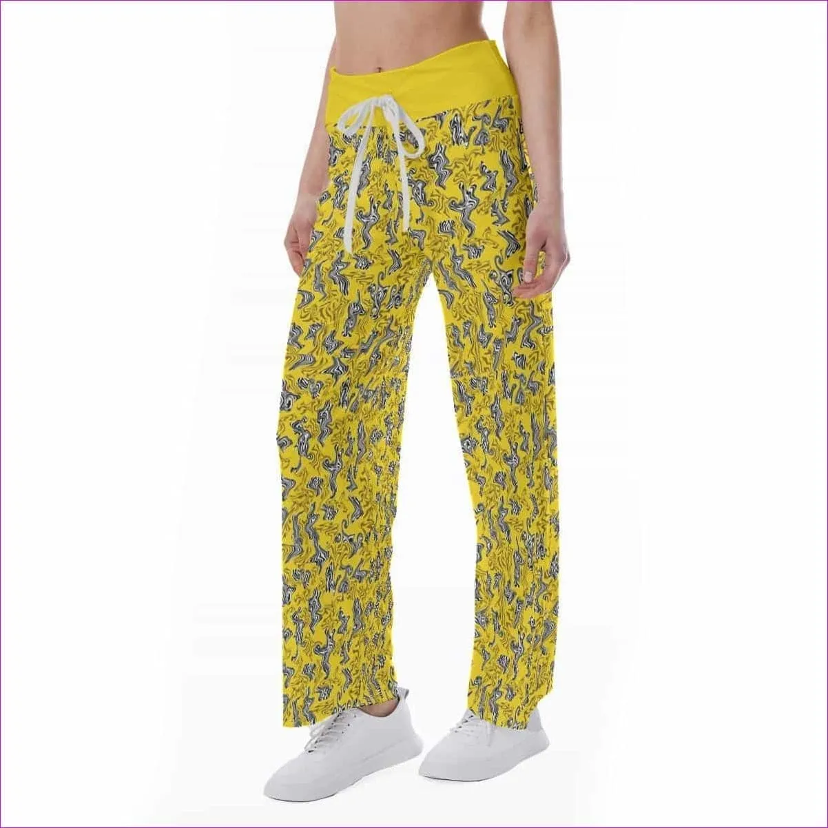 Wild Women's High-Waisted Straight-Leg Pants