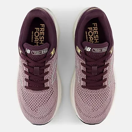 Women's New Balance Fresh Foam X 860v14 (Ice Wine Plum Brown Silver Metallic Purple)