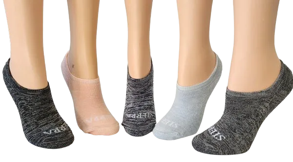 Women's No-Show Bamboo Performance Socks with Arch Support